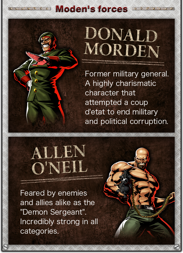 Character in Moden's forces